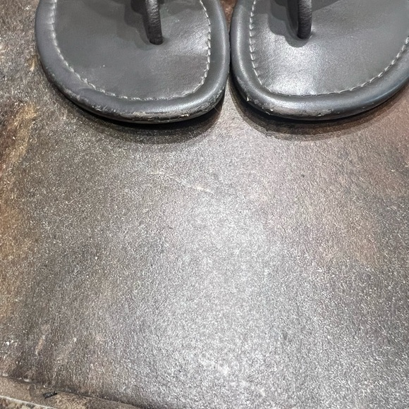 Tory Burch Miller Sandal dark grey sz 8 - Picture 3 of 5